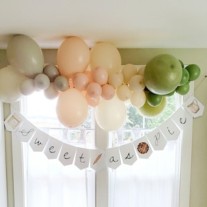 Sweet as Pie Banner | Cutie Pie Birthday | Baking Birthday | Cutie Pie Baby Shower Banner | Cottagecore | Printable
