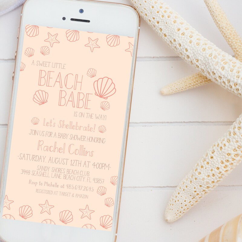 Shell Invitations - Etsy