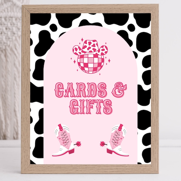 Cards and Gifts | Man I Feel Like I'm One! | Disco Cowgirl Birthday Sign | Let's Go Girls | Space Cowgirl | 8x10 | Printable