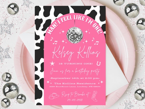 Pink Disco Printable Party - Paper and Cake