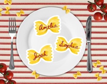 Winietki z makaronem | Włoskie urodziny | Włoski baby shower | Pomidor | Przyjęcie makaronowe | Ciao Baby | That's Amore | Przyjęcie z pizzą | Do druku