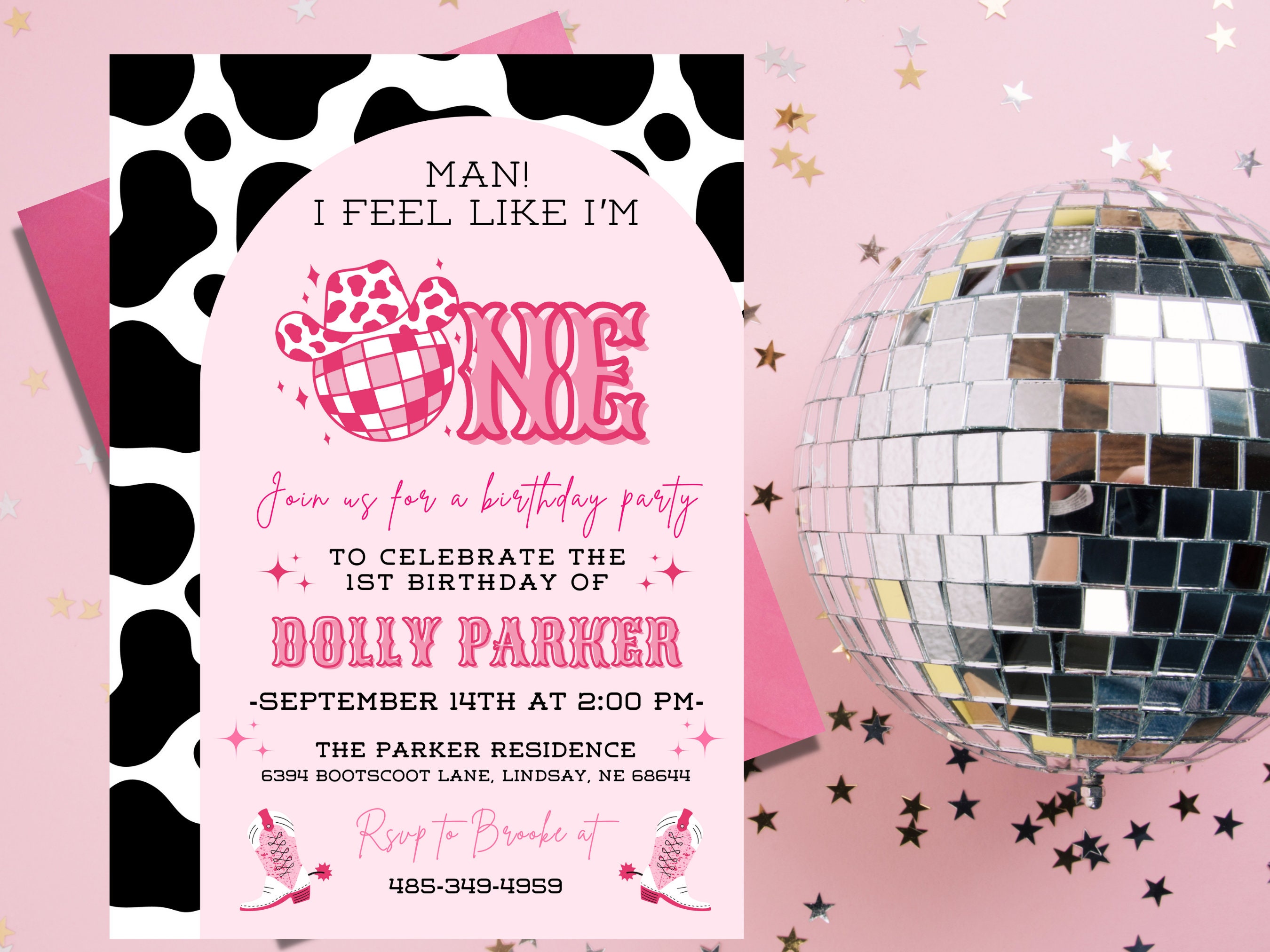Man I Feel Like I'm One! Birthday Bundle | Disco Cowgirl Birthday