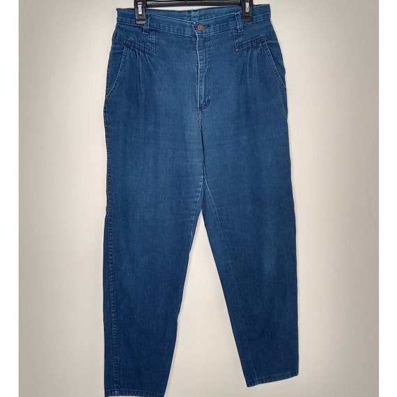 80's Vintage High Waisted Tapered Cropped Mom Jean