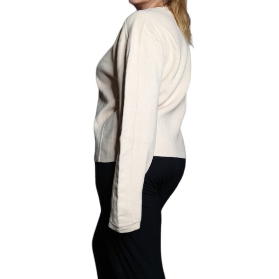 Y2K Vintage GAP Oversized Sweater size XL Beige B… - image 4