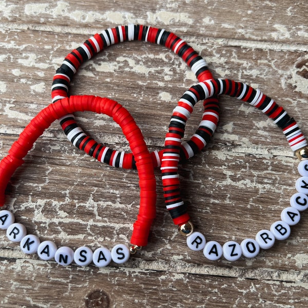 Razorbacks Gameday Bracelets