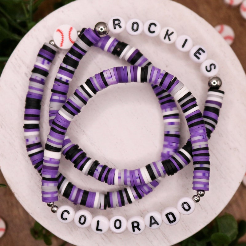 Colorado Avalanche NHL 3 Pack Friendship Bracelet
