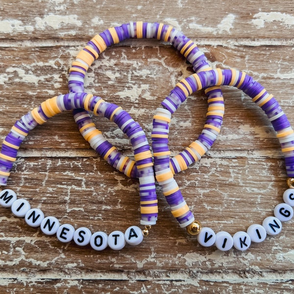 Vikings Gameday Bracelets