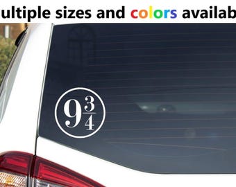 Platform 9 3/4 Vinyl Decal / Sticker / Label