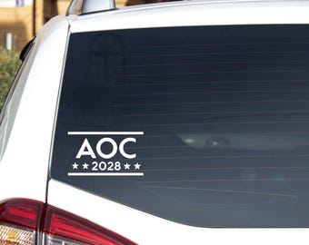 AOC 2028 Vinyl Decal - Car, Laptop, Tablet Sticker