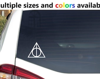 Deathly Hollows Symbol Decal / Sticker / Label