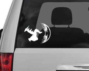 Street Fighter Guile Flash Kick Decal / Sticker / Label