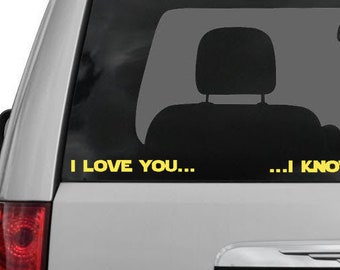 I Love You...  ...I Know Decal / Sticker