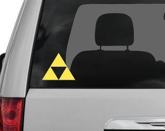 Calcomanía/pegatina/etiqueta de la Trifuerza de Legend of Zelda