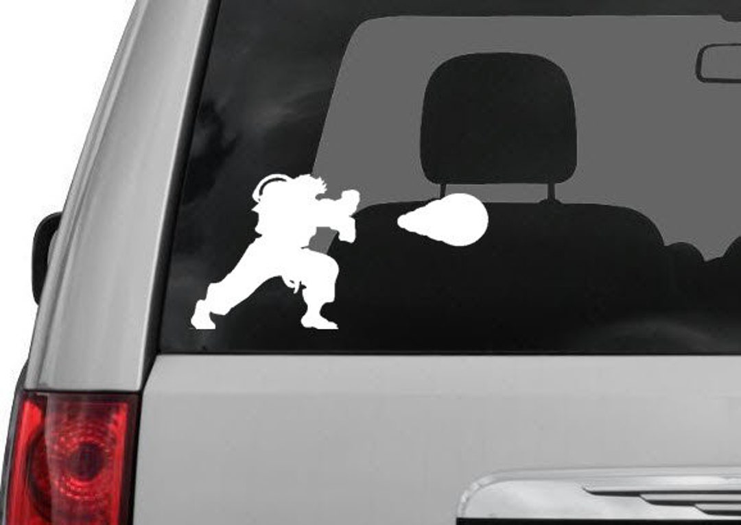 Street Fighter Ryu Hadouken Decal / Sticker / Label - Etsy