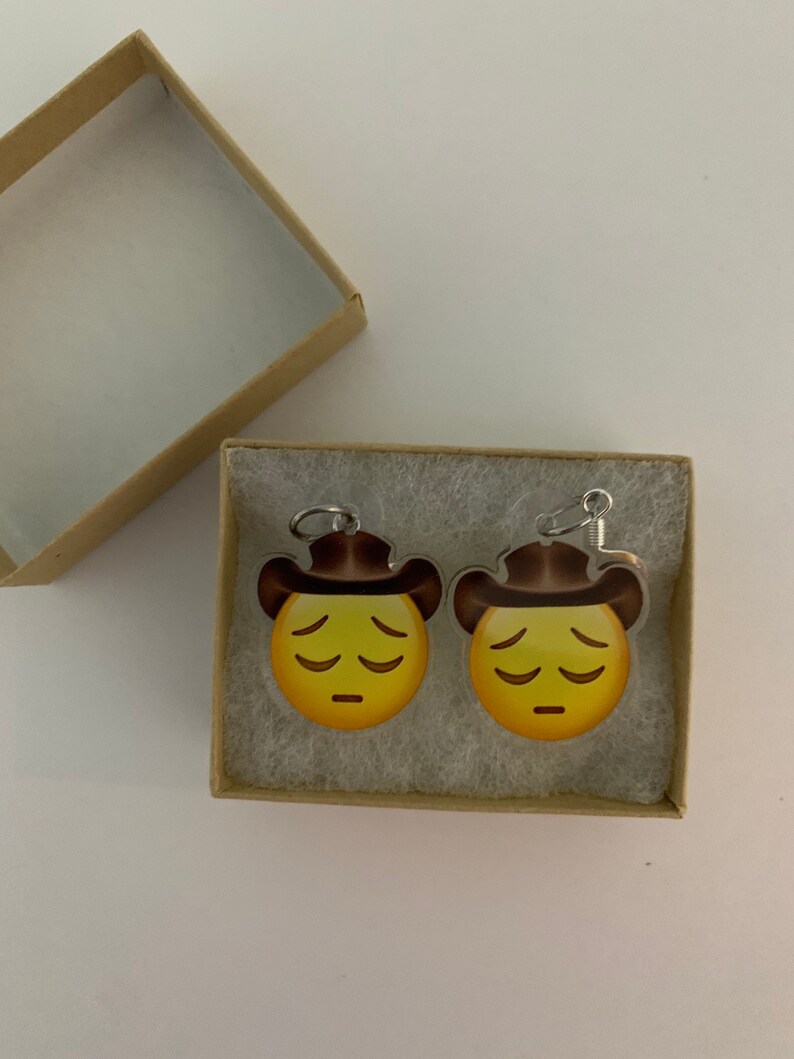 photo Emoji With Hoop Earrings Meme earrings sad cowboy cursed emoji meme