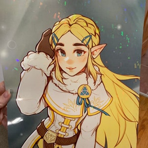 Winter Zelda — foil print