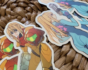 Samus (Metroid) stickers