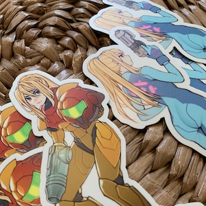 Samus (Metroid) stickers