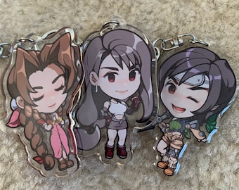 Final Fantasy 7 Charms (Tifa, Aerith, Yuffie)