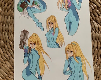Zero Suit Samus print
