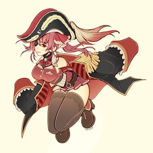 Houshou Marine sticker