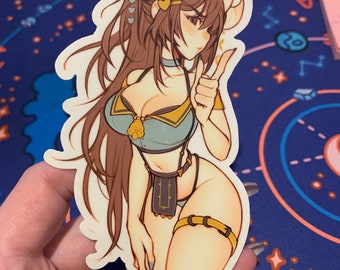 Ox Pin-Up sticker