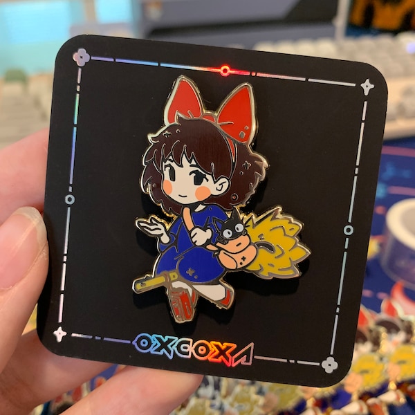 Kiki Enamel Pin