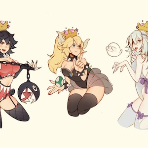 Super Crown Girls Print (Mario)
