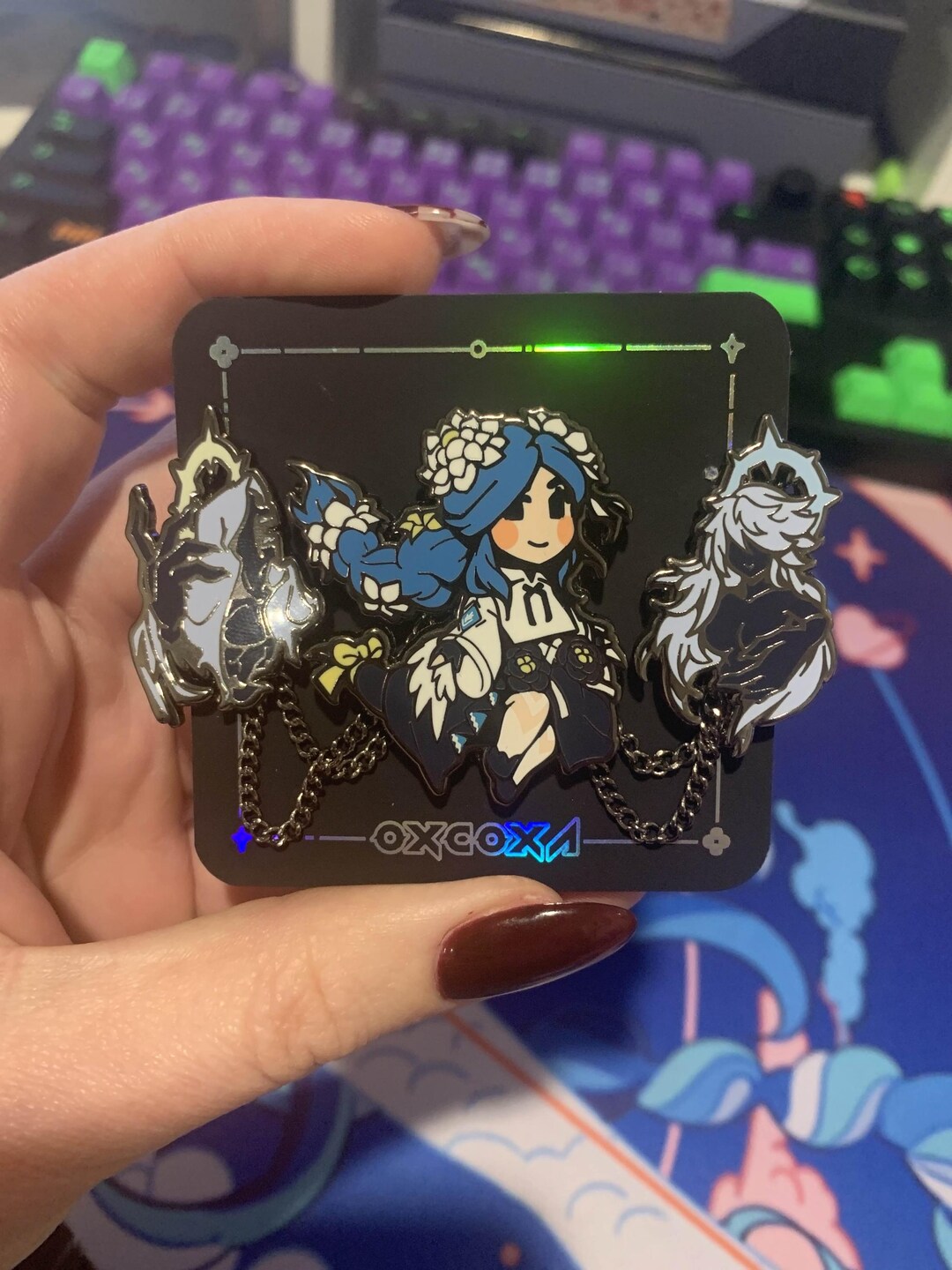 Dizzy with Necro & Undine(Guilty Gear Strive) Enamel Pin Set