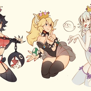 Super Crown Girls Stickers
