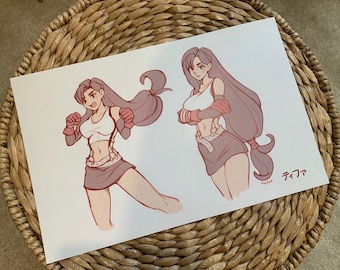 Tifa Lockhart-print (Final Fantasy 7)