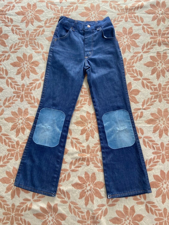 Vintage 70s Kids Wrangler Bell Bottom Flared Jeans
