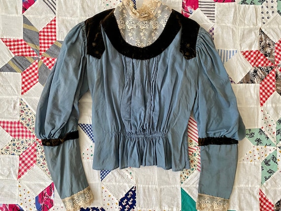 Antique Vintage Victorian 1800s Women’s Blouse Bod