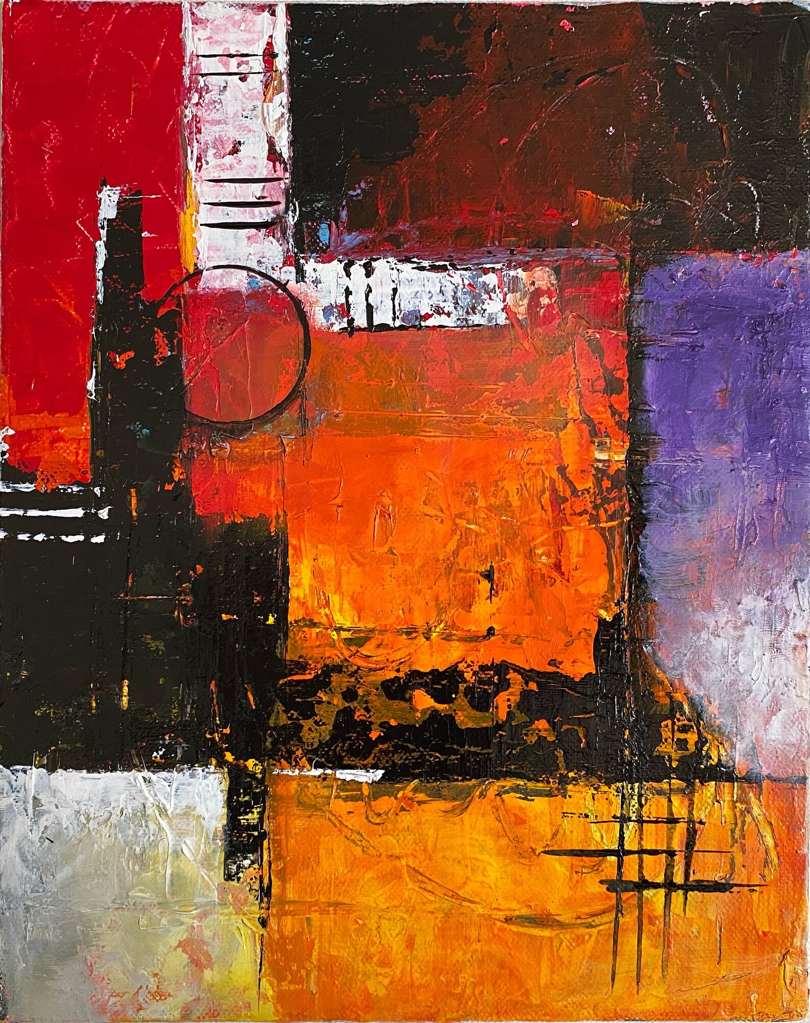 Original Diptych Abstract Artwork Set of Two acrylic painting Etsy
