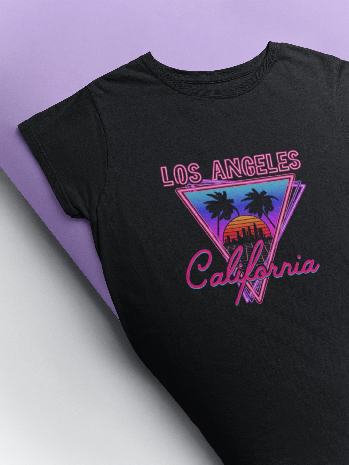 Los Angeles Vintage Shirt Retro T Shirt California Shirt Etsy