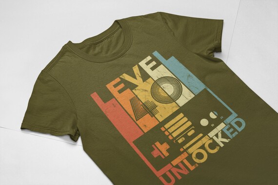 Femme Vetements T Shirt Femmes Anniversaire Level Up Pixel Gateau Retro Gamer Pixels Graphique Cadeau Hauts Chemises