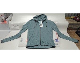 Threads 4 Thought Damen-Hoodie mit durchgehendem Reißverschluss, nachhaltig, Grün, Größe M