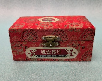 70's vtg Music Chrome Oriental Stress  Chime Balls in Box.