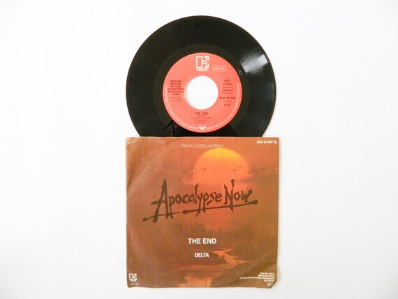 Apocalypse Now Vinyl 1979 The End 45 Rpm Doors Record Record Etsy