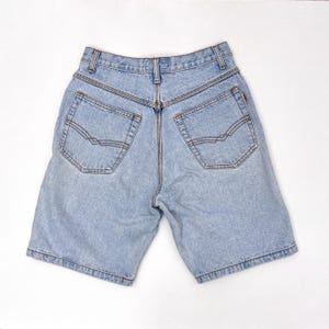 80s Jeans Short Light Blue News True Vintage Pants Short Unsex