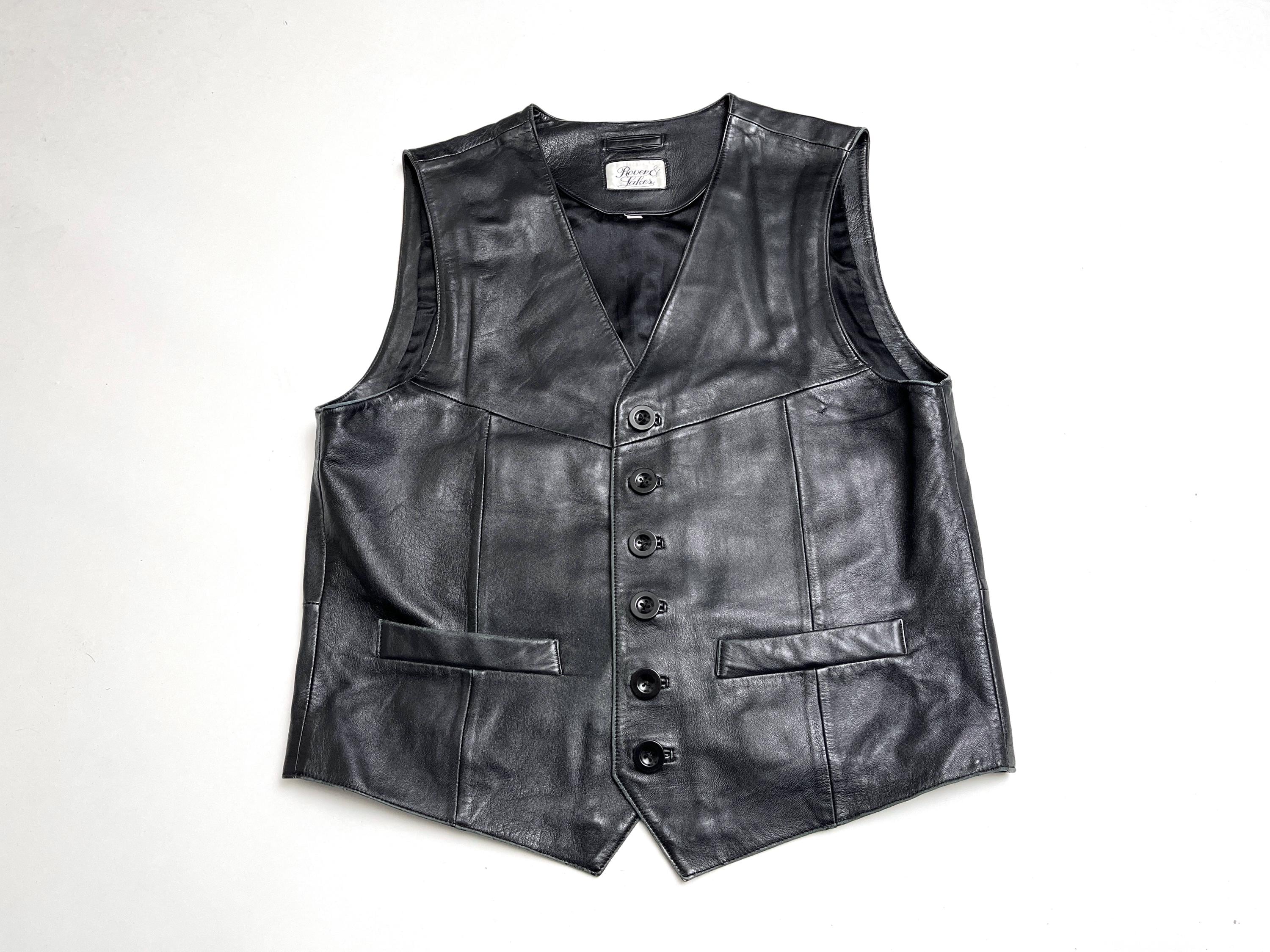 トップス 1960s FrenchVintage black vest Vintage Vest in Black