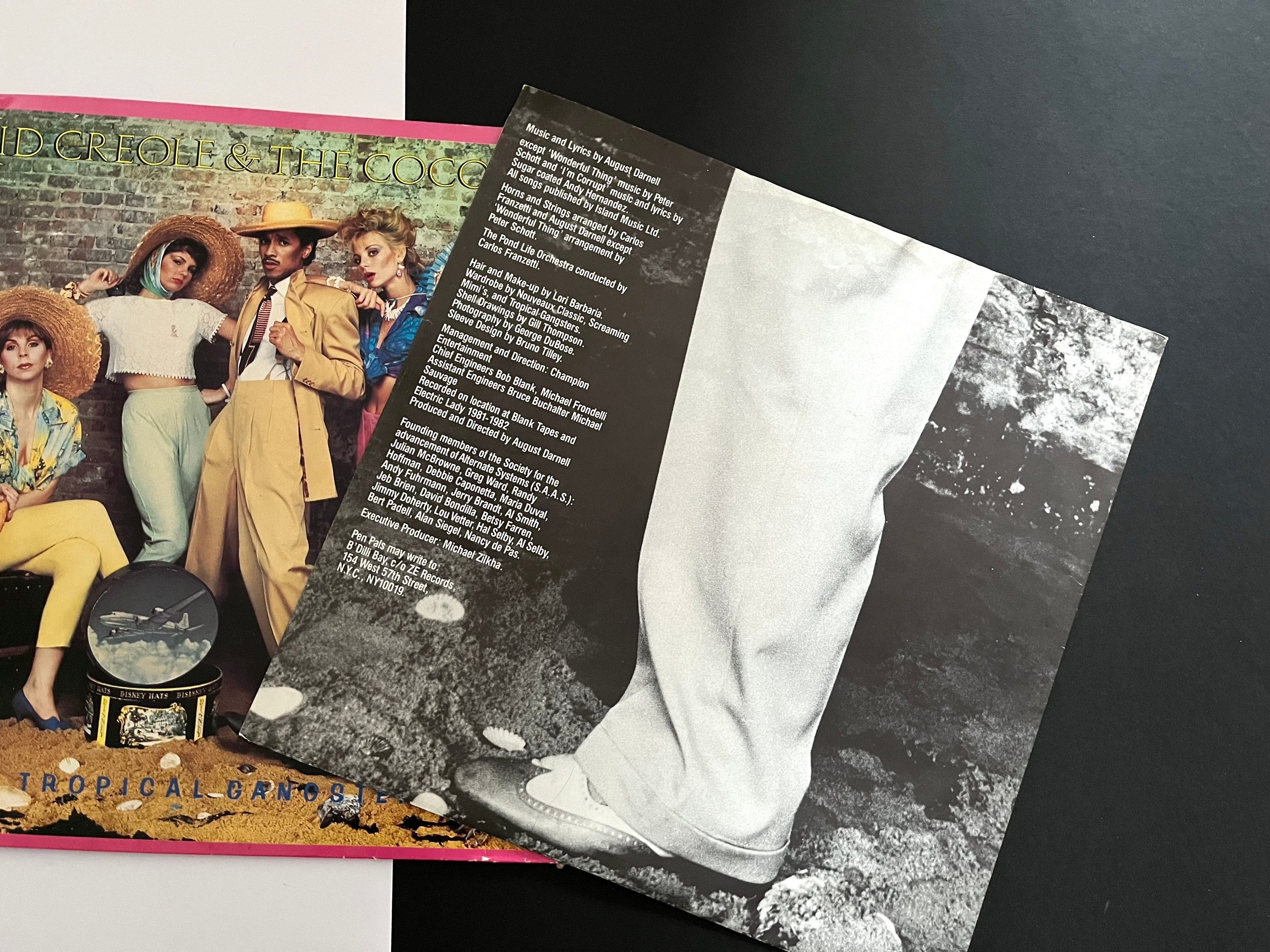 Vinyl Kid Creole & the Coconuts Tropical Gansters LP 80s / Latin