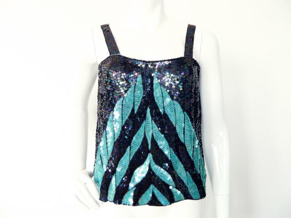 70s Top Silk / Silk Shirt 70s / Top Silk / Evening