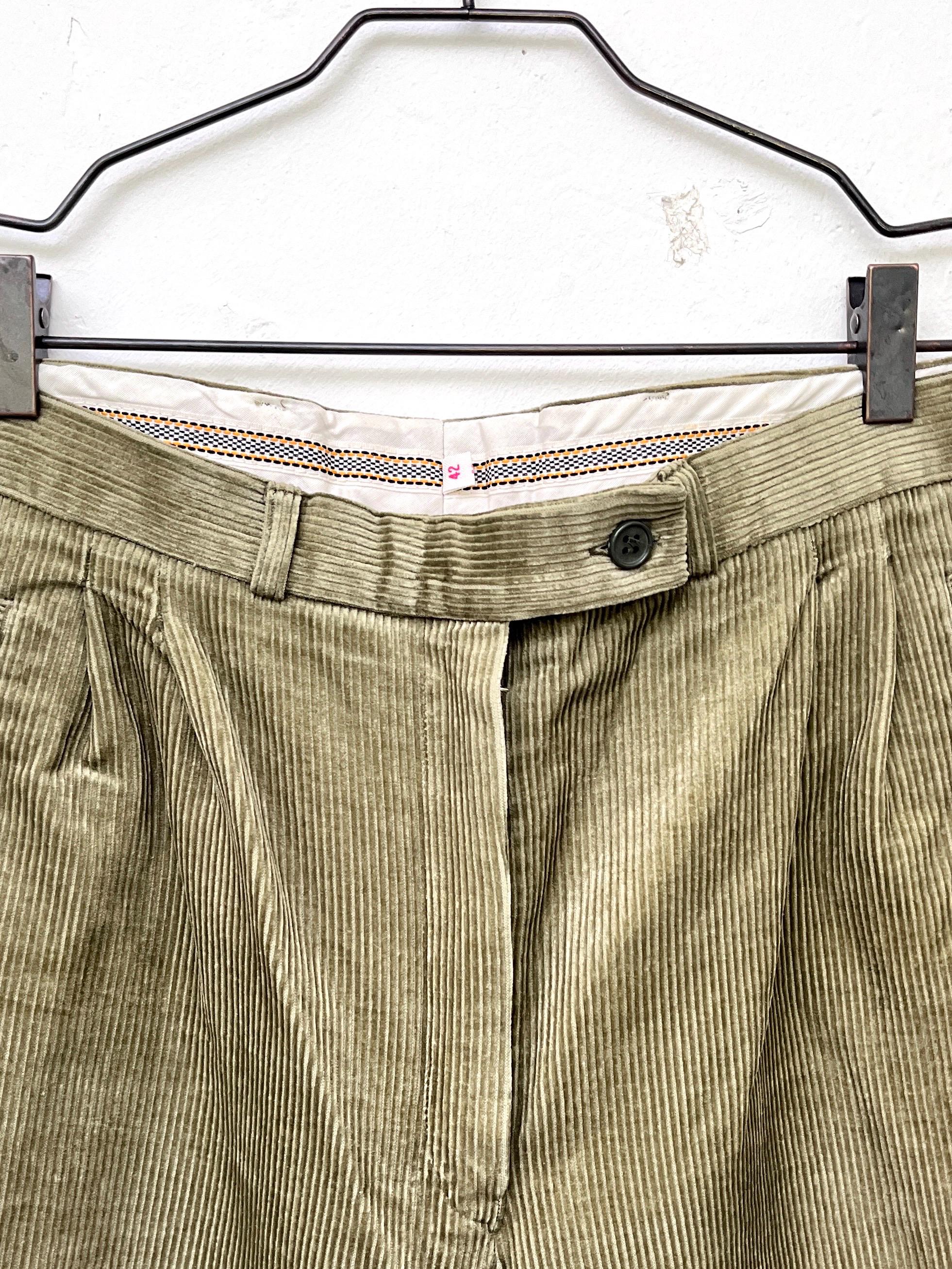 新作人気モデル 60s Pants Men / Vintage Knickerbockers Cord Green / Corduroy パンツ
