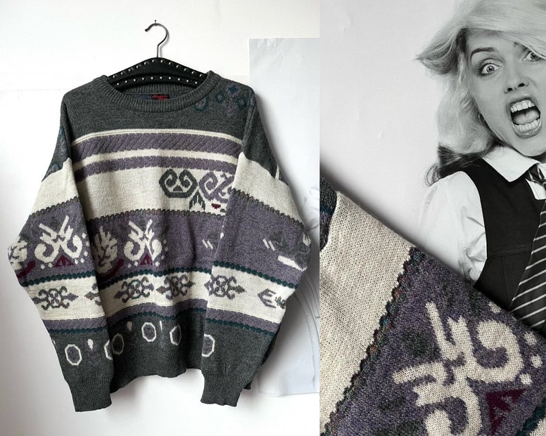 Vintage Pullover Mann Magno / Strickpullover / Boyfriend / - Etsy France