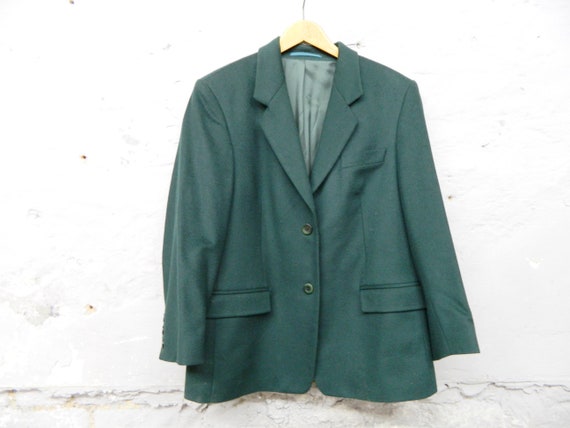 70s blazer cashmere wool / vintage blazer / 70s ja