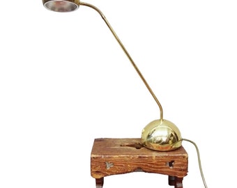 Vintage lamp Hustadt Arnsberg brass / 80s lamp / table lamp / halogen lamp / 23.5.20-7