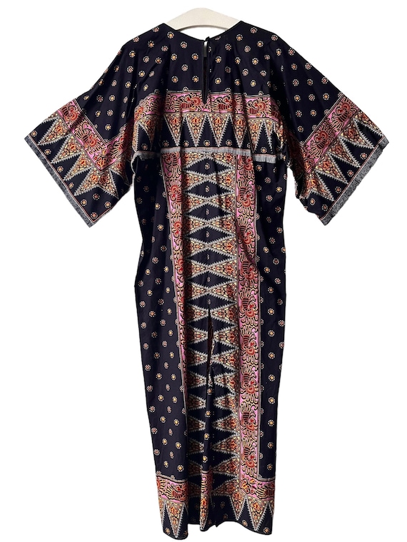 70s dress India / vintage dress / dress wide slee… - image 2