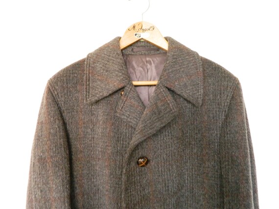 Brown coat / vintage coat / vintage coat / men's c