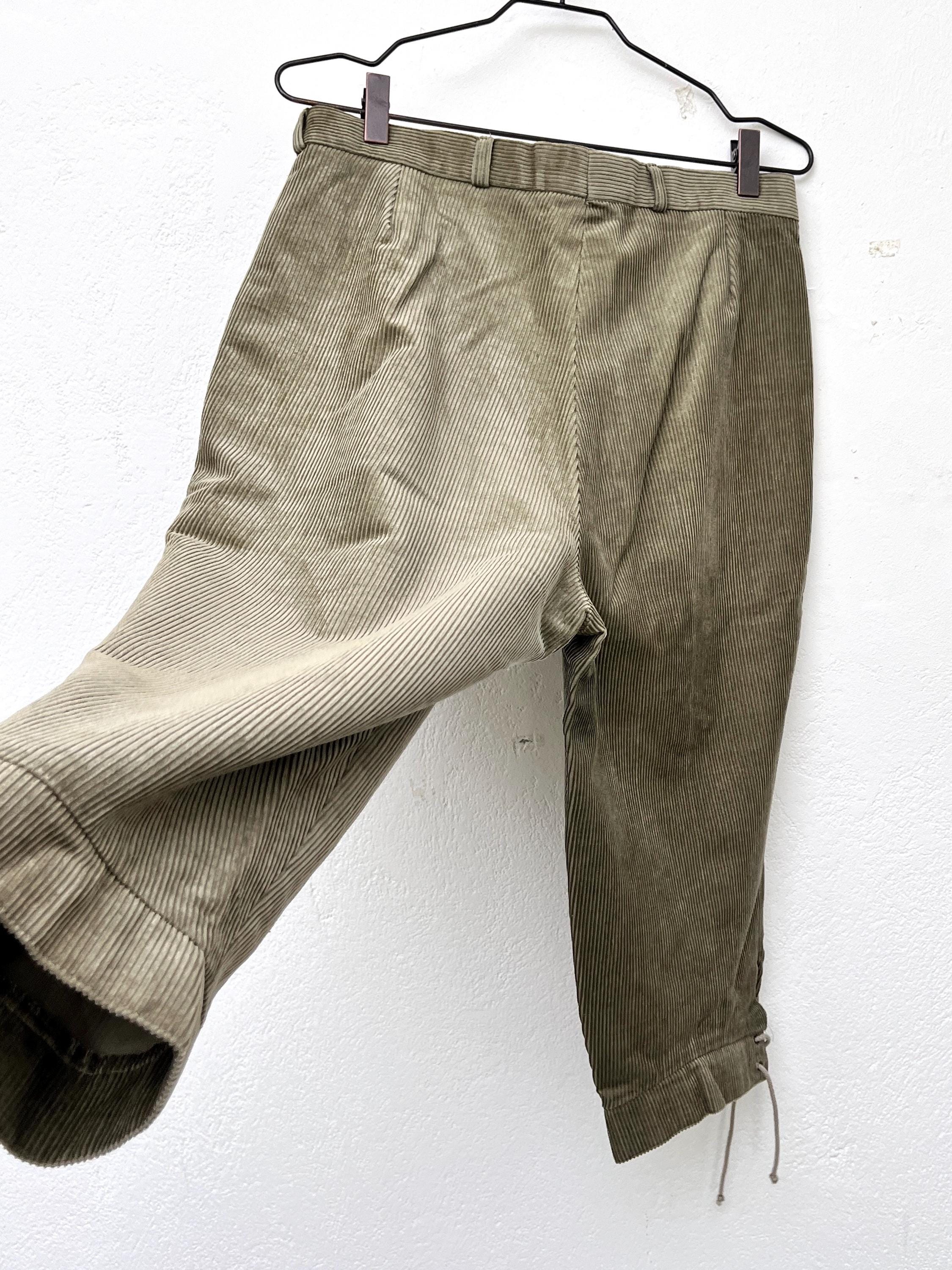 人気ショップ 60s Pants Corduroy / Green Cord Knickerbockers Vintage / Men パンツ